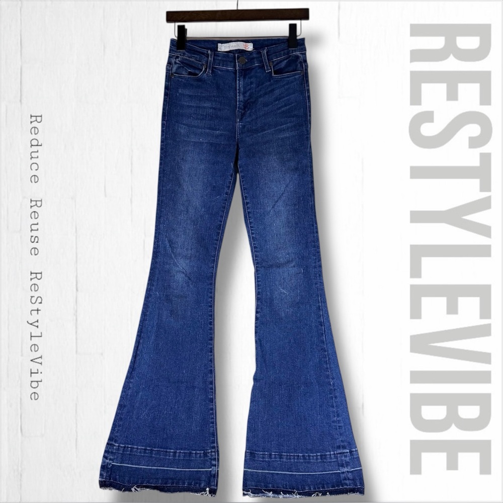 TIN HAUL Women’s Size 26/S Denim Jeans Flare Style Fit Stretch
